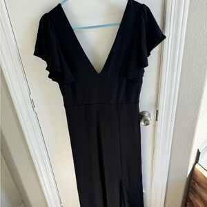 Birdy Grey Black bridesmaids dress